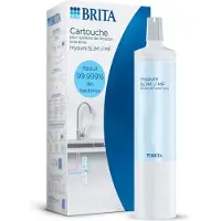 Brita MyPure Slim Wasserfiltersystem Ersatzkartusche, Bis zu 1 Jahr gefiltertes Wasser, 8000 Liter Kapazität, Untertischmontage
