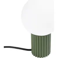 Sollux Tischlampe HALO olivgrün 1xG9 8W Aluminium/Glas 19x12x12cm