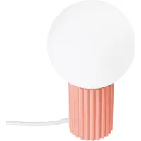 Sollux Tischlampe HALO apricot 1xG9 8W Aluminium/Glas 19x12x12cm