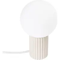 Sollux Tischlampe HALO beige 1xG9 8W Aluminium/Glas 19x12x12cm