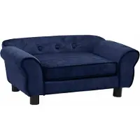 Syfax Hundesofa Blau 72x45x30 cm Plüsch