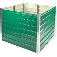 Dema Metall-Hochbeet Rosendaal 99x99x80 cm grün