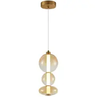 ITALUX LED-Hängelampe 24W SONTE PND-24352V-24W-AB-AMB