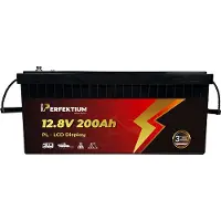 Perfektium Batterie PL LiFePO4 12.8V 200Ah Smart BMS & LCD Bildschirm