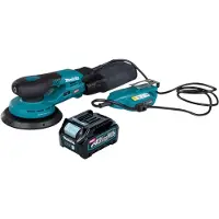 Makita BO 002 CGD1 Akku Exzenterschleifer 40 V max. 150 mm 5,0 mm Hub Brushless + 1x Akku 2,5 Ah - ohne Ladegerät