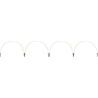 FHS LED-Zaunleuchte 96 warmweiße LED 6/18 Stunden Timer, IP44 120 cm