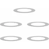 vidaXL "SALE 2026" geeignet für flache Baumringe 5 pcs - Hohe Qualität - Silber Ø60 / 90 cm - Beete DE 831094