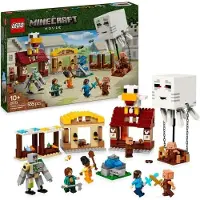 LEGO Minecraft 21273 Les Ghasts a l'Attaque du Village, Bauset, 555 Teile, Ab 10 Jahren