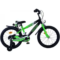 Volare Sportivo Kinderfahrrad - Jungen - 18 Zoll - Grün Schwarz - Zwei Handbremsen