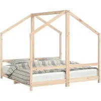 Syfax Kinderbett 2x(80x160) cm Massivholz Kiefer
