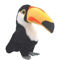 Beppe Exotischer Tukan Plüschtier für Kinder, Teil der Zoo-Kollektion, 20 cm groß