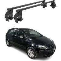 Menabo Dachträger Grundtäger für VW Golf Plus 2004-2008 50kg Stahl Schwarz 2 tlg