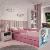 RAUMHIRSCH FURNITURE Kinderbett Jugendbett Eisberg 70x140, 80x160, 80x180 cm - Komplettset mit Schublade & Rausfallschutz