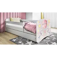 RAUMHIRSCH FURNITURE Kinderbett Jugendbett Ballon 70x140, 80x160, 80x180 cm - Komplettset mit Schublade & Rausfallschutz