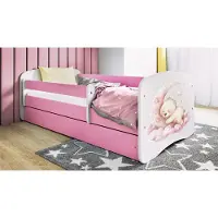 RAUMHIRSCH FURNITURE Kinderbett Jugendbett Schlafen 70x140, 80x160, 80x180 cm - Komplettset mit Schublade & Rausfallschutz