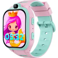 Forever Smartwatch GPS WiFi 4G Kids Boost KW-530 Rosa KI SOS IPS 2,0" nanoSIM 2 Mpx G-Sensor IP67 GeoFencing Videoanruf 800 mAh