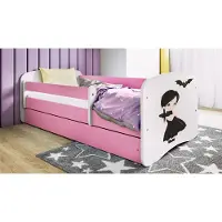 RAUMHIRSCH FURNITURE Kinderbett Jugendbett Wednesday 70x140, 80x160, 80x180 cm - Komplettset mit Schublade & Rausfallschutz