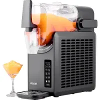 Vevor Slusheis Maschine Slushgerät Slushy Machine 2,6 L, Frozen Drink Maker mit 5 voreingestellten Programmen, Margarita-Maschine mit Selbstreinigung, Frozen Margaritas, Frappés, Milchshake