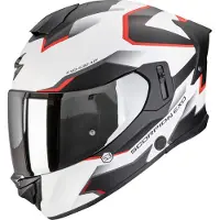 Scorpion Exo-530 Air Clip Helm, weiß/schwarz/rot, L (59/60)