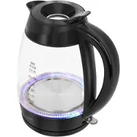 Lafe elektrischer Wasserkocher Leistung 2200W Fassungsvermögen 2l Glas Essential XL