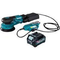 Makita BO 001 CGD1 Akku Exzenterschleifer 40 V max. 125 mm 5,0 mm Hub Brushless + 1x Akku 2,5 Ah - ohne Ladegerät