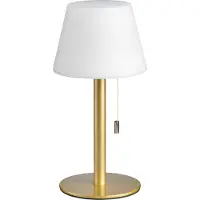Luxus Europe - Tischlampe Billy Gold - Kabellose LED-Tischlampe für den Innenbereich