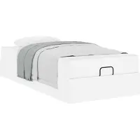 Syfax Bettgestell mit Matratze Sonstiges 2 pcs Weiß PVC