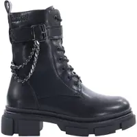 Big star Warme Stiefel aus Leder Stiefel KK274486 Schwarze 41