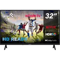 Smart -Tech 32HH01K, 81,3 cm (32"), 1366 x 768 Pixel, DLED, -TV, WLAN, Schwarz