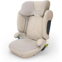 Kinderkraft Kindersitz XPAND 2 PRO i-Size – 100-150 cm – ISOFIX & Gurt – DUO EXPAND-System – Seitenaufprallschutz – klappbar, Beige