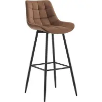 CLP Barhocker Dartford, Farbe:blau, Grundmaterial:Stoff