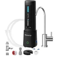 Waterdrop UL12B Untertisch Wasserfilter System mit Wasserhahn, Kein Bohren Erforderlich, Einfache Installation, 11000 Gallonen