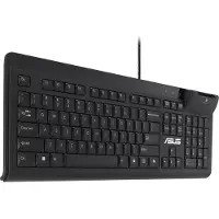 Asus Smart Card Keyboard KU100, Volle Größe (100%), Kabelgebunden, USB, Schwarz