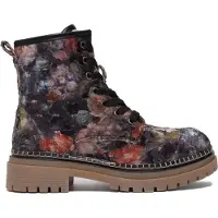 Artiker Schnür-,Zug-u.Schnallenstiefel in schwarz, Gr. 39