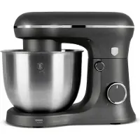 Berlinger Haus Küchenmaschine Matt Anthrazit - Edelstahlschüssel 5 Liter - 1500W