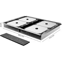 Cecotec Bolero Squad I 4300 Invisible Fullflex Induktionskochfeld 59.2 Cm