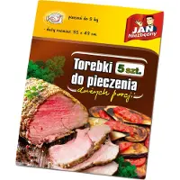 JAN Niezbędny Jan Niezbdny, Torebki do pieczenia misa i warzyw 35x43, 5 sztuk