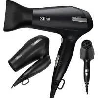 Zilan Reisefön Klappbar mit Konzentrator Haartrockner Haarföhn Trockenhaube Warmluftgebläse Stylingfön Gebläsetrockner Lufttrockner Haarföhne Haarbläser Trocknungsfön Haartrockenapparat DC Motor 2000W