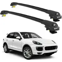 TURTLE DACHTRÄGER AIR-1 PORSCHE CAYENNE 92A-E2 2011 - 2018 , Schwarz