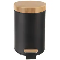 Orion Metall-Abfalleimer mit Pedal schwarz BLACK 3 l