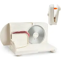 Vevor Allesschneider Fleischschneider 180 W elektrische Aufschnittmaschine mit 17 cm Klinge