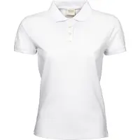 Tee Jays Damen Polo-Shirt, Kurzarm BC3302 (S) (Weiß)