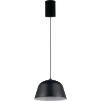 TRIO Leuchten Hängelampe Tova, dimmbar, schwarz, für Wohn- / Esszimmer, Metall, Modern, Pendelleuchte