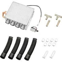 StarTech.com Universal Autoheizung - 12V Defroster/Scheibenenteiser - 4 Luftauslässe - Schnelles Aufheizen - Gebläsemotor - 30×26×13 cm - Silber