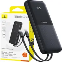 Baseus Lipow Powerbank 10000mAh 22,5W USB-C/A, USB-C & Lightning Kabel