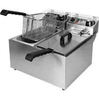 YATO Gastro Fritteuse 2x5L 2x2000W 425x410x340mm