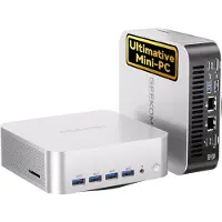 GEEKOM AI Mini PC A9 Max AMD Ryzen AI 9 HX 370 12C24T bis 5.1GHz 32GB DDR5 1TB SSD 2.5G Dual LAN Win 11 Pro 2x USB4 KI Spitze