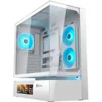 Cougar CFV235 Vision, Mid-Tower, ohne Netzteil, USB/Audio, ATX, 1x USB-C 3.2 Gen 2, 2x USB 3.0, weiß