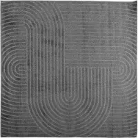 vidaXL Bereichsteppiche PALMERAS Anthrazit 120 x 120 cm Polyester