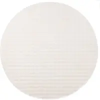 vidaXL Bereichsteppiche Rund SIROLO Creme Ø 160 CM Polyester